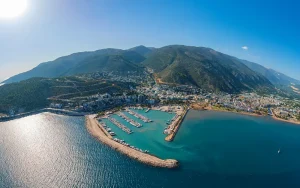 Finike ilçesinin drone görüntüsü