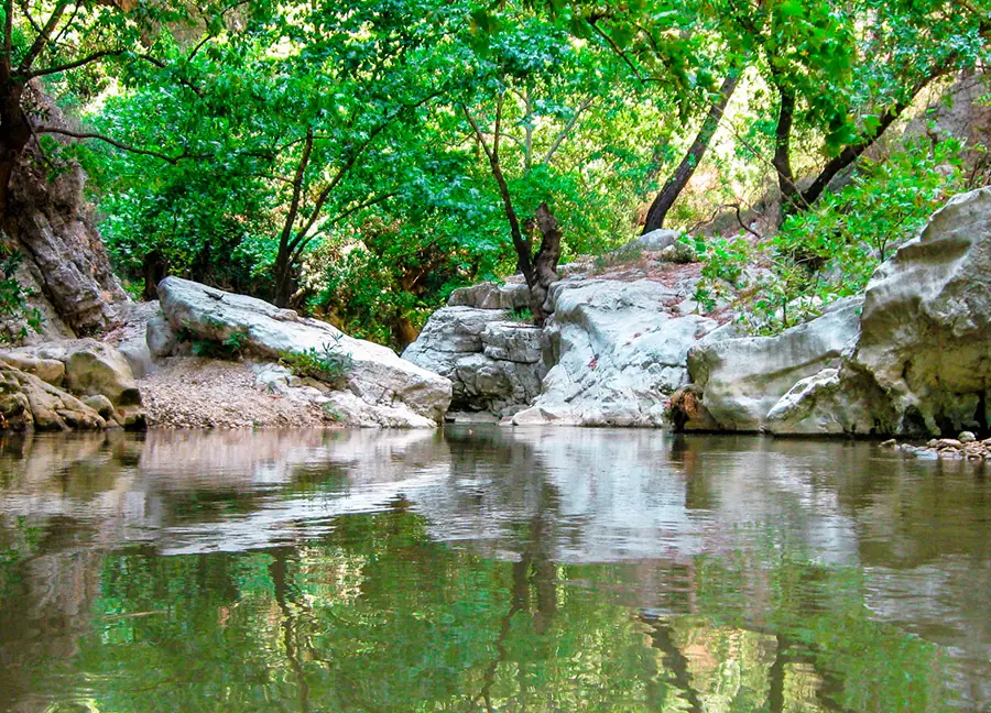 Finike'de bulunan Gökbük Kanyonu'nun Görüntüsü
