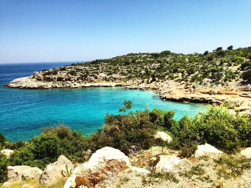 Eski adıyla akyar yeni adıyla Narlıkuyu Koyu