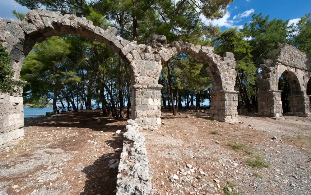 Phaselis Antik Kenti Tarihi Kapıları