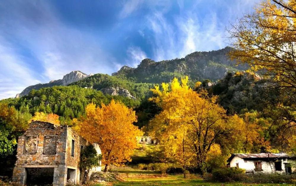 Belemedik Vadisi Adana'dan Muhteşem Güzellikte Bir Son Bahar Manzarası