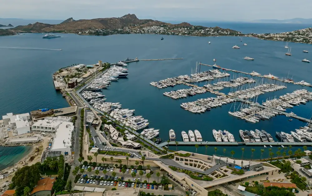 Yalıkavak Marina Havadan Drone Görüntüsü