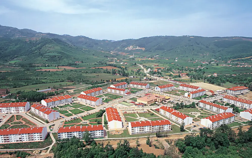 Kuzuluk Gezilecek Yerler, Kuzuluk ilçesinin drone görüntüsü