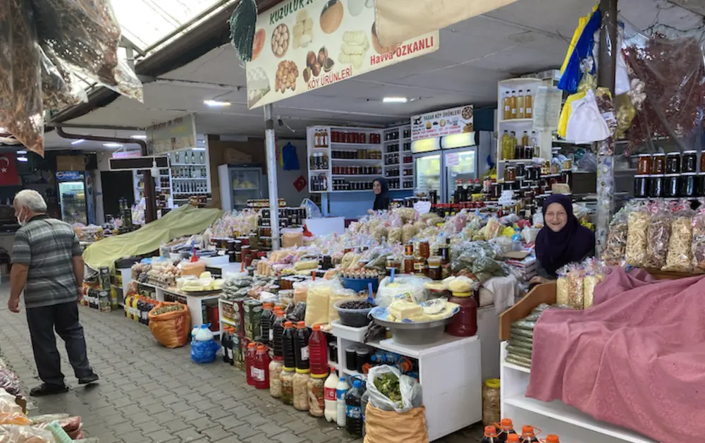 Kuzuluk Köy Pazarından Organik Ürünler