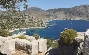 Loryma Antik Kentinden Deniz Manzarası