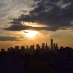 Amerika ulaşım ve konaklama rehberi için New York şehir manzarası