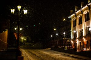 Rusya Gezi Rehberi için Moskova ve St. Petersburg şehir manzarası